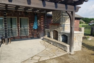 Outdoor Fireplace Tulsa 2
