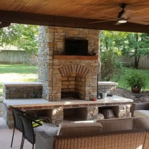 Outdoor Living and Outdoor Fireplace Tulsa OK 1