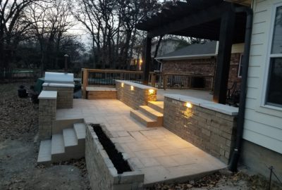 Stamped and Stained Concrete Patios Broken Arrow OK